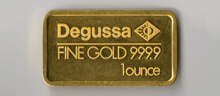Degussa AG Goldbarren 1 Unze